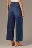 Indigo Denim Skyrise Sailor Button Contour Shape Technology Cropped Wide Leg Jean