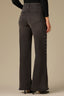 Washed Black Denim Contour Shape Technology High Rise Forward Slit Seam Stud Sam Wide Leg Jean