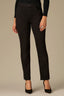 Black Denim Contour Shape Technology Skyrise V-Yoke Raw Hem Rhinestone Detail Bennett Barely Boot Petite Jean
