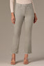 Deep Seagrass High Rise Tatum Cropped Reverse Finish Fray Hem Contour Shape Technology Itty Bitty Flare Jean