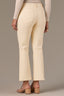 Ecru High Rise Tatum Cropped Reverse Finish Fray Hem Contour Shape Technology Itty Bitty Flare Petite Jean