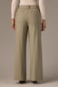 Dried Thyme Skyrise Extended Tab Faux Back Pocket Side Panel Wide Leg Contour Shape Technology Trouser Pant