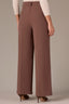 Mocha Contour Shape Technology Skyrise Extended Tab Side Panel Pleated Trouser