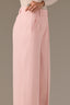 Rose Bloom Skyrise Elastic Pull-On Waist Faux Back Pocket Side Panel Contour Shape Technology Wide Leg Glider Pants