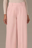 Rose Bloom Skyrise Elastic Pull-On Waist Faux Back Pocket Side Panel Contour Shape Technology Wide Leg Glider Pants