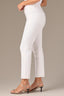 Optic White Denim Logan High Rise Distressed Hem Contour Shape Technology Petite Vintage Skinny Jean
