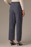 Orion Blue Ultra Skyrise Elastic Pull On Waist Tie Angled Pocket Seaming Detail V-Yoke Contour Shape Technology Relaxed Straight Leg Petite Pant