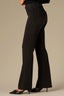 Washed Black Denim Contour Shape Technology High Rise Grinded Hem String Madison Itty Bitty More Boot Petite Jeans