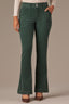 Dusty Spruce Contour Shape Technology High Rise Double Button Elastic Waistband Madison Utility Itty Bitty More Boot Petite Pant