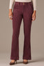 Plum Contour Shape Technology High Rise Double Button Elastic Waistband Madison Utility Itty Bitty More Boot Petite Pant