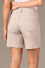 Flax Mid-Rise Contour Shape Technology Stretch Twill Short