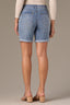 Light Blue Denim Mid-Rise Contour Shape Technology 7-Inch Inseam Short