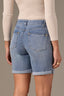 Light Blue Denim Mid-Rise Contour Shape Technology 7-Inch Inseam Short