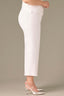 Optic White Denim Skyrise Fray Hem Round Up Contour Shape Technology Wyatt Wide Leg Boyfriend Plus Size Jean
