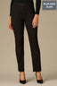Black Denim Contour Shape Technology Skyrise V-Yoke Raw Hem Rhinestone Detail Bennett Barely Boot Plus Size Jean