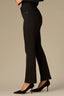 Black Denim Contour Shape Technology Skyrise V-Yoke Raw Hem Rhinestone Detail Bennett Barely Boot Plus Size Jean