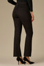 Black Denim Contour Shape Technology Skyrise V-Yoke Raw Hem Rhinestone Detail Bennett Barely Boot Plus Size Jean