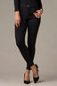 Black Denim Sophie Contour Shape Technology High Rise Cropped Ankle Hem Skinny Petite Jean