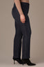 Dark Indigo Artisanal Denim Contour Shape Technology Skyrise Double Side Seam Trouser Detail Bootcut Plus Size Jean