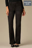 Washed Black Denim Contour Shape Technology High Rise Grinded Hem String Madison Itty Bitty More Boot Plus Size Jeans