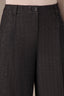 Black Brown Multi Contour Shape Technology Ultra Skyrise Angled Dart Seam Patch Pocket Pleated Petite Relaxed Barrel Leg Trouser