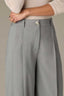 Deep Seagrass Contour Shape Technology Ultra Skyrise Angled Dart Seams Buttoned Patch Pocket Pleated Relaxed Petite Barrel Leg Trouser