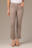 Brindle Olive High Rise Contour Shape Technology Seaming Micro Slit Hem Straight Leg Petite Pant
