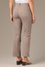 Brindle Olive High Rise Contour Shape Technology Seaming Micro Slit Hem Straight Leg Pant