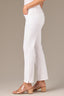 Optic White High Rise Contour Shape Technology Seaming Micro Slit Hem Straight Leg Petite Pant