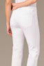 Optic White High Rise Contour Shape Technology Seaming Micro Slit Hem Straight Leg Petite Pant