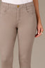 Brindle Olive Contour Shape Technology High Rise Micro Slit Hem Charlotte Petite Ankle Skimmer Pant