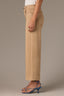 Vintage Walnut Contour Shape Technology High Rise Cropped Ankle Hem Sam Wide Leg Pant