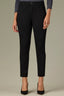 Black Contour Shape Technology High Rise Sweetheart Shaped Back Yoke Raw Hem Strings Charlotte Ankle Skimmer Petite Jean