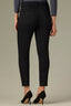 Black Contour Shape Technology High Rise Sweetheart Shaped Back Yoke Raw Hem Strings Charlotte Ankle Skimmer Jean