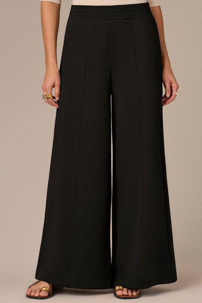 【PALEJADE】Pintuck Wide SL Pintuck Wide Leg Pant