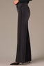 Washed Black Denim Contour Shape Technology Skyrise Double Side Seam Reverse Panel Gracie Wide Leg Jean
