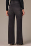 Washed Black Denim Contour Shape Technology Skyrise Double Side Seam Reverse Panel Gracie Wide Leg Jean
