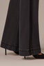 Washed Black Denim Contour Shape Technology Skyrise Double Side Seam Reverse Panel Gracie Wide Leg Jean

