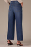 Blue Denim Contour Shape Technology High Rise V-Pocket V-Yoke Front Panel Barely Barrel Jean