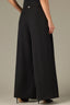 Black Luxe Leisure Skyrise Triple Pleated Side Entry Pocket Palazzo Pant