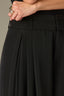 Black Luxe Leisure Skyrise Triple Pleated Side Entry Pocket Palazzo Pant