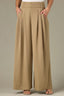 Cinder Luxe Leisure Skyrise Triple Pleated Side Entry Pocket Palazzo Pant