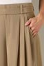 Cinder Luxe Leisure Skyrise Triple Pleated Side Entry Pocket Palazzo Pant