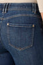 Blue Denim Contour Shape Technology Mid-Rise Sweetheart Shaped Back Yoke Brittany Baby Boot Jean