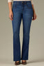 Blue Denim Contour Shape Technology Mid-Rise Sweetheart Shaped Back Yoke Brittany Baby Boot Jean