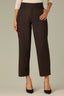 Cold Brew Contour Shape Technology Skyrise Angled Dart Seams Extended Tab Hook Zip Fly Trouser Front Faux Back Side Panels Double Waistband Teagan Ankle Straight Leg Petite Trouser