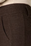 Cold Brew Contour Shape Technology Skyrise Angled Dart Seams Extended Tab Hook Zip Fly Trouser Front Faux Back Side Panels Double Waistband Teagan Ankle Straight Leg Petite Trouser