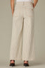 Blanched Almond Contour Shape Technology High Rise Forward Seam Striped Hem Sam Wide Leg Jean