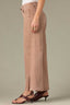 Washed Soft Mink Contour Shape Technology High Rise Slightly Arched Back Yoke Forward Slit Seam Wide Leg Petite Jean