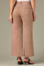 Washed Soft Mink Contour Shape Technology High Rise Slightly Arched Back Yoke Forward Slit Seam Wide Leg Plus Size Jean